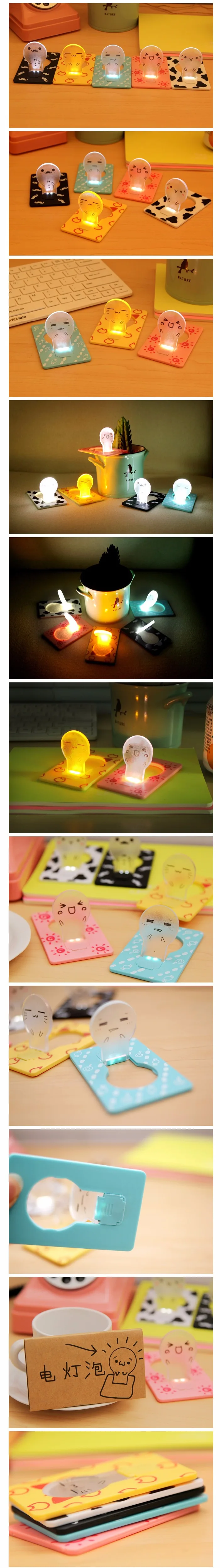 1 шт., светодиодный креативный светильник для карт, Настольный светильник, аксессуары для рабочего стола, мультяшный светильник s, креативный настольный набор, детский подарок