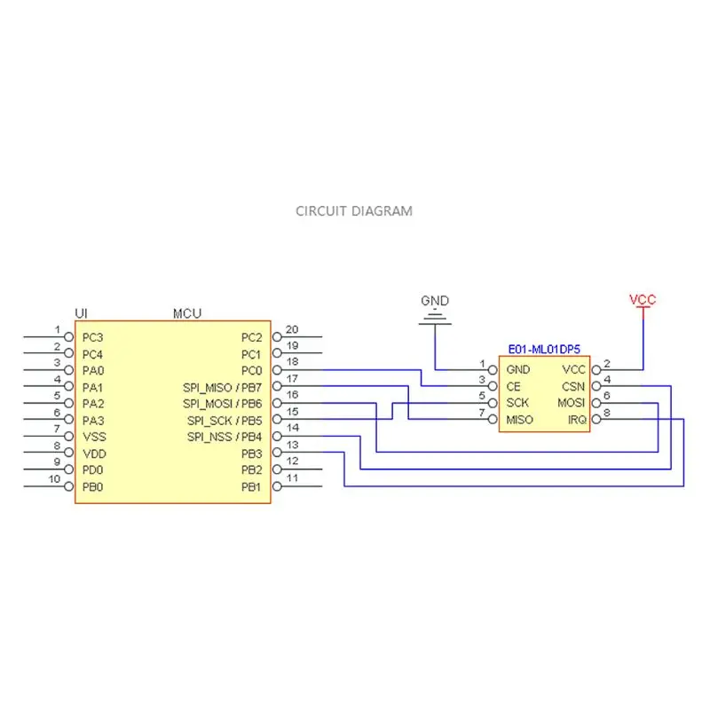 E01-ML01DP5 дальний SPI nRF24L01P 2,4 ГГц 100 мВт антенна SMA IoT Беспроводной трансивер передатчик приемник nRF24L01P радиочастотный модуль