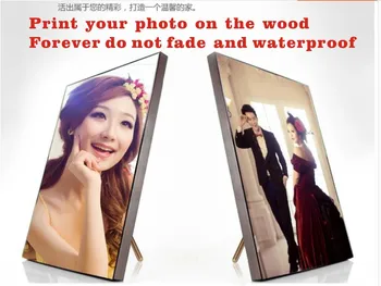 

print your wedding photo on the wood,,keep for ever,Painting Home Decorate,keep for ever 30.5X40.6cm free shipping