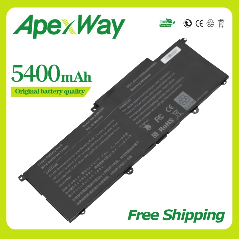 

ApexWay 5400MaH battery for Samsung AA-PBXN4AR BA43-00349A AA-PLXN4AR 900X3C 900X3E 900X3D 900X3A 900X3B NP-900X3F NP900X3G