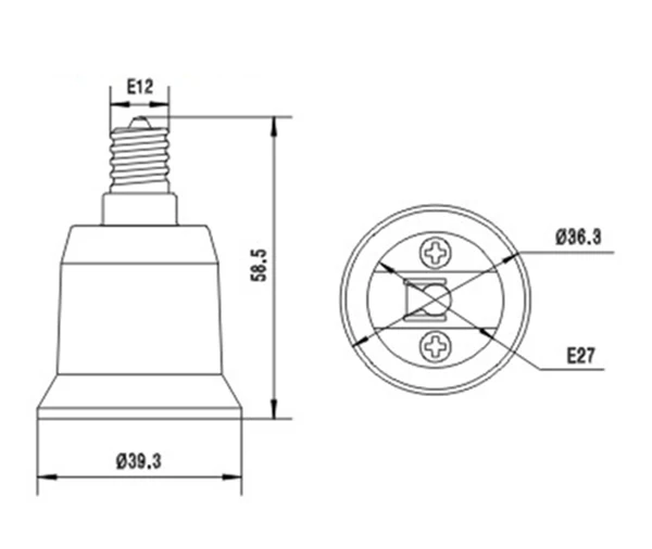 Z1036 E12-E26 Adapter (2)