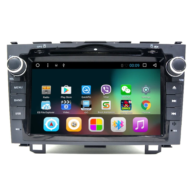 Android 7 1 ГБ ОЗУ 16 Гб флэш четырехъядерный 6 * 4 2Din автомобильный DVD для CRV 2006 2011 радио