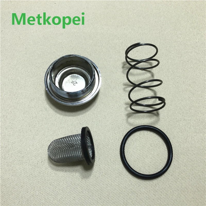 CG125 oil filter cup with spring (2)