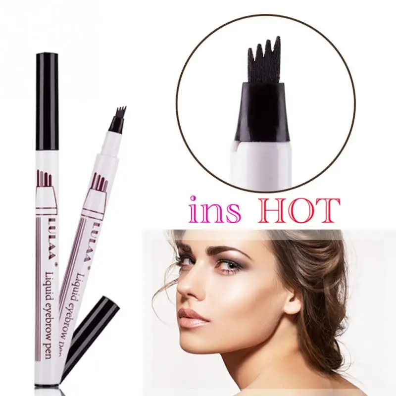 

Four Heads Eyebrow Pencil Easy to Draw Long-lasting Waterproof and Sweat-proof Water-based Liquid Eyebrow Pencil