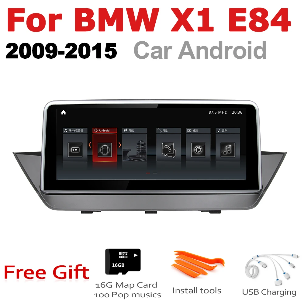 

Car Android Radio GPS Multimedia player For BMW X1 E84 2009~2015 Idrive stereo HD Screen Navigation Navi Media