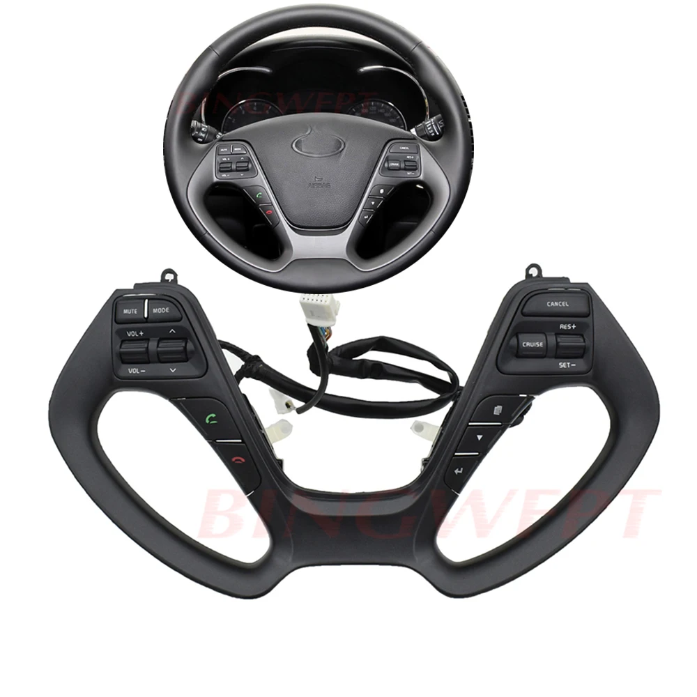 

Navigation Player Bluetooth Phone Cruise Control steering wheel switch Auto steering wheel buttons for Kia K3 K3S