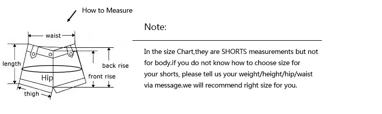 shorts measurements