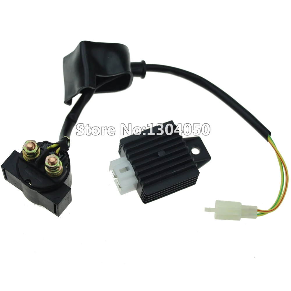 GY6 Scooter de Arranque del Relé del Solenoide Regulador de Voltaje Del Rectificador 50 70 90 110 125cc ATV Dirt Pit Bike Ciclomotor Taotao ENVÍO GRATIS