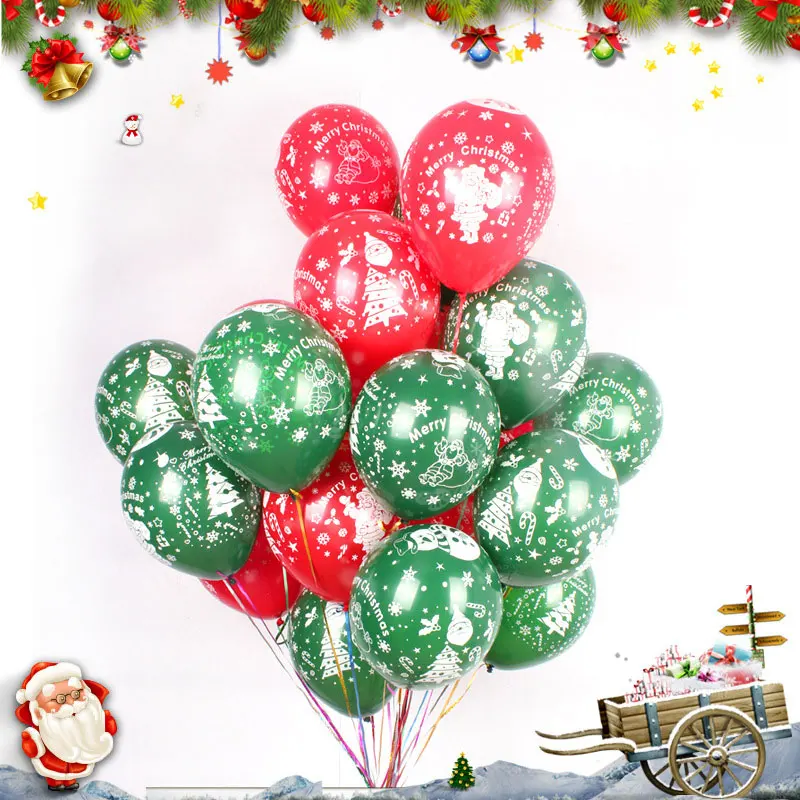 Kuchang Рождественский шар Санта Клаус воздушный шар из фольги Детские Рождественские подарки Классические игрушки для новогодние вечерние украшения