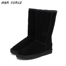 MBR FORCE/высококачественные зимние сапоги; модные женские сапоги из натуральной кожи в австралийском стиле; классические женские высокие сапоги; зимняя женская обувь