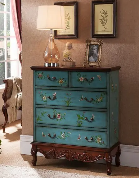 Muebles de dormitorio mesita de noche pecho de cajones de madera