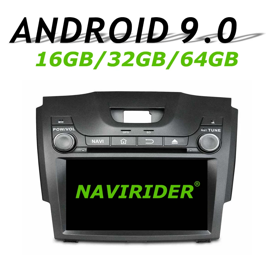 

High configuration Octa Core Android 9.0 Car GPS For Chevrolet S10 ISUZU D-MAX navigation Car Radio bluetooth 64GB large memory