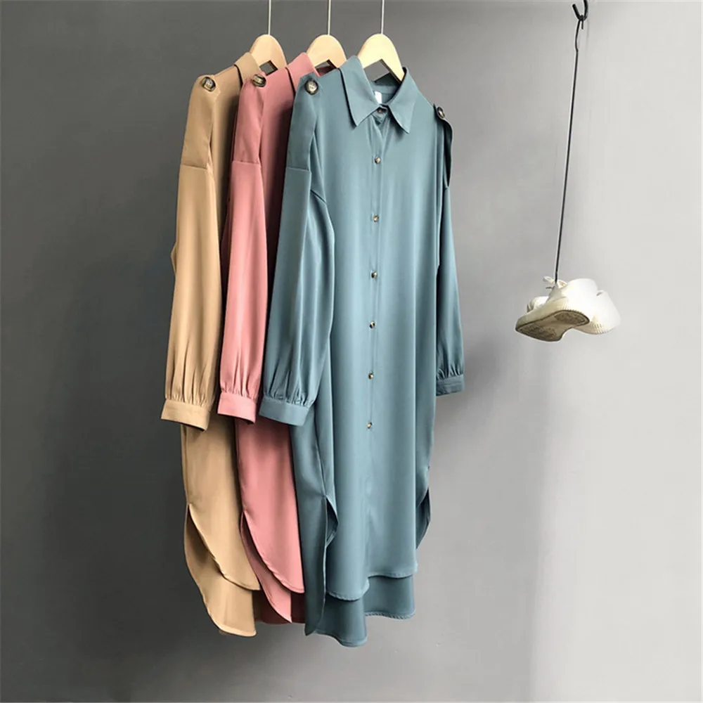 All Match Casual Long Blouse Shirt Women 2018 Autumn Women Long Sleeve Shirts Blouse High quality loose Blouse Tops (20)