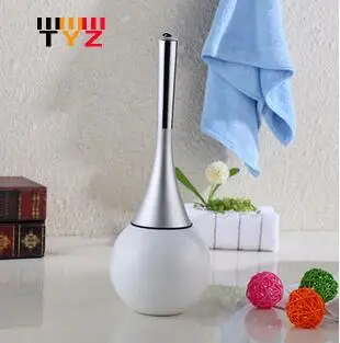 

Creative Style Bathroom Wash Toilet Brush Toilet Bowl Brush Holder Stainless Steel Base