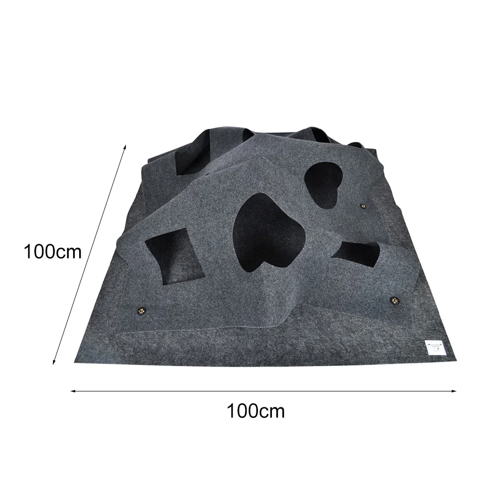 

Cat Playing Mat Kitten Training Tunnel Blanket Puppy DIY Activity Fun Scratching Cuhsion Pad Pet Cat Playing Toy Playmat
