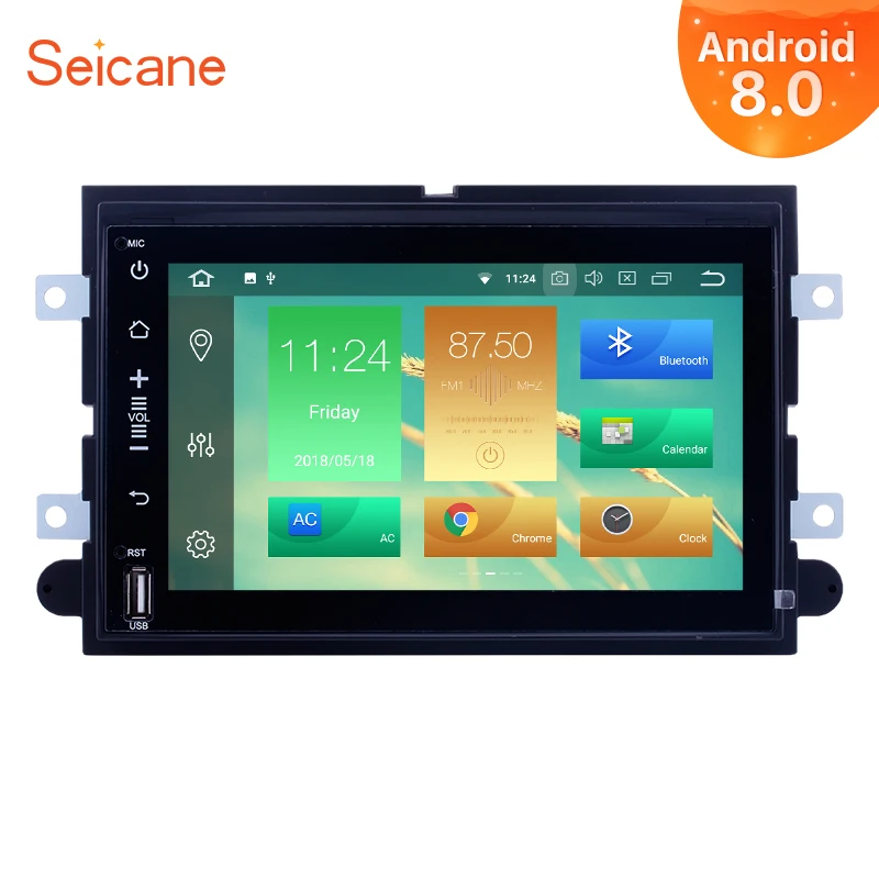 

Seicane Android 8.0 2Din 7Inch Car Radio For Ford Mustang 2005 2006 2007 2008 2009 3D GPS Navigation Multimedia Player Wifi