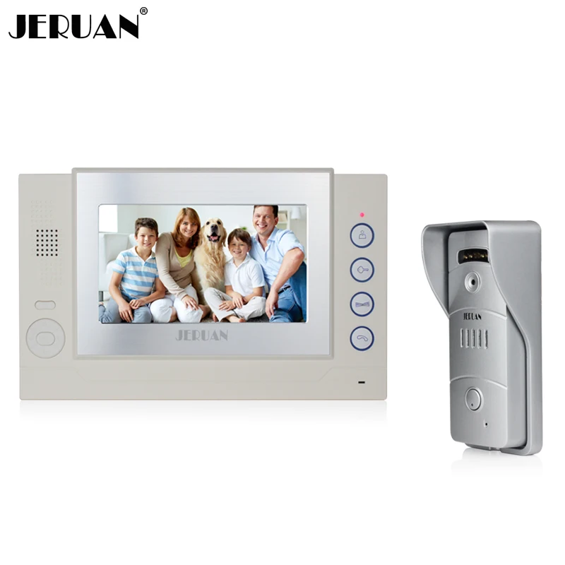 bilder für JERUAN Home safety 7 ''Lcd-bildschirm video tür telefon intercom system Metall shell 700TVL wasserdicht Lochkamera 8G SD bilder für JERUAN Home safety 7 ''Lcd-bildschirm video tür telefon intercom system Metall shell 700TVL wasserdicht Lochkamera 8G SD