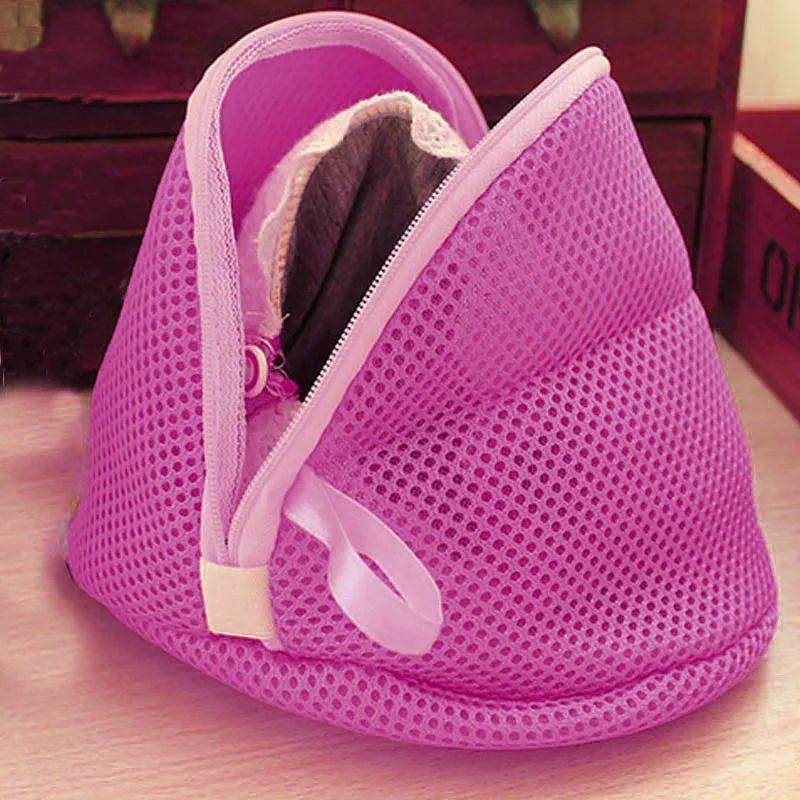 Качественная первая стирка женских бюстгальтеров, сумки для нижнего белья, моющие чулочно-носочные изделия, Защитная Сетчатая Сумка для путешествий - Цвет: Фиолетовый