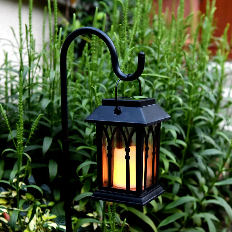 

Solar Power Waterproof LED Candle Light Outdoor Garden Lawn Path Street Hanging Lantern Lamp JDH99