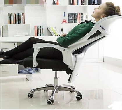 

Home office chairs ergonomic mesh chairs turn the footrest Staff Chair