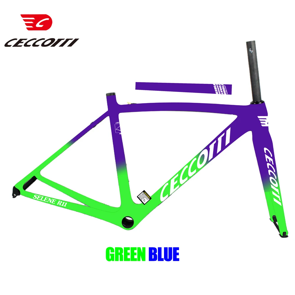Best 2019 taiwan T800 or T1000 Full carbon road Racing carbon bike bicycle frame Light weight 40CM 765G free 3
