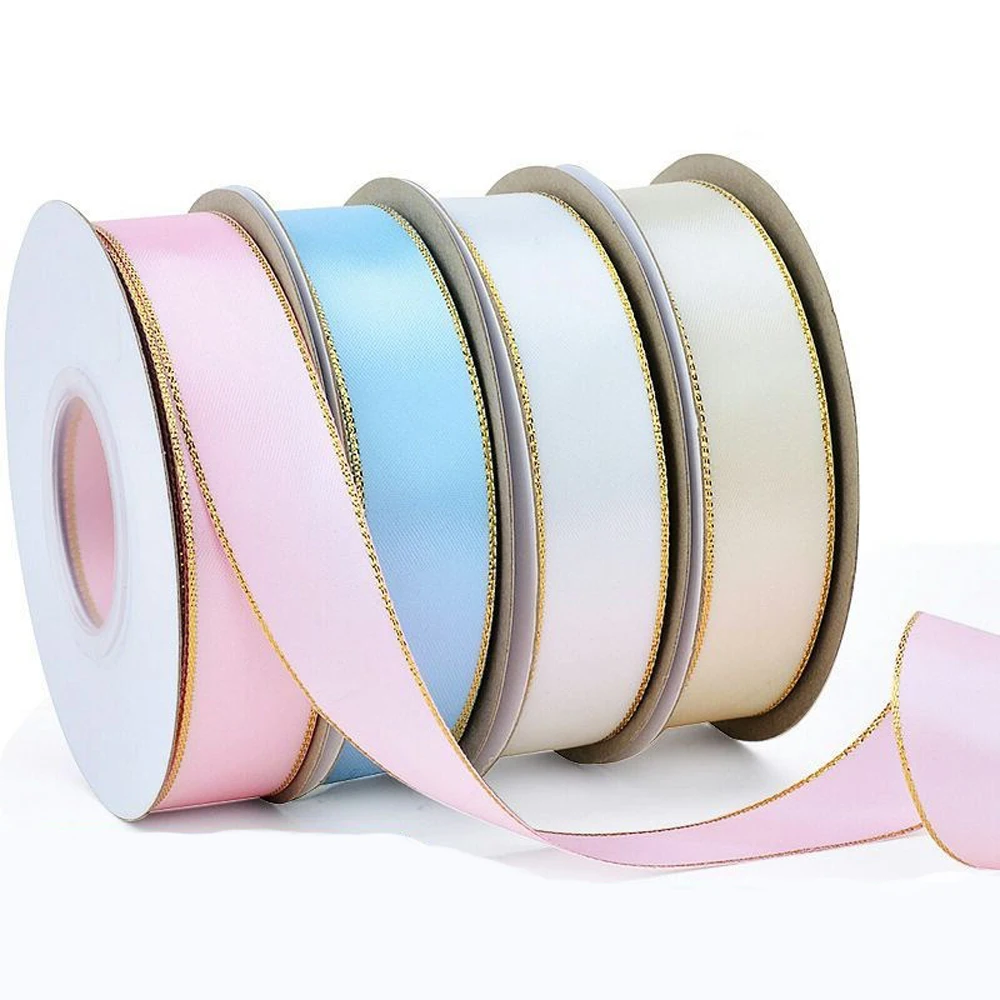 

Phnom penh satin 10 25 38mm ribbon DIY handmade materials gift package Christmas New Year wedding decoration 10 yards polyester