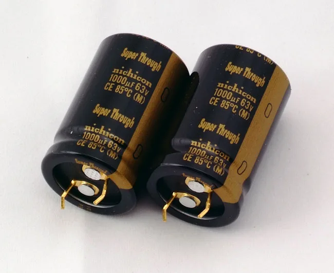 1000U/63V nichicon KG Super Through audio electrolytic capacitors large