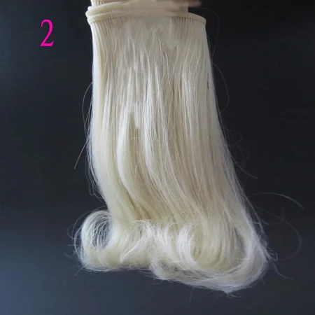 1pcs 15cm&25cm*100cm Doll Wigs for 1/3 1/4 1/6 BJD doll SD doll DIY Roll inward wigs Many colors 