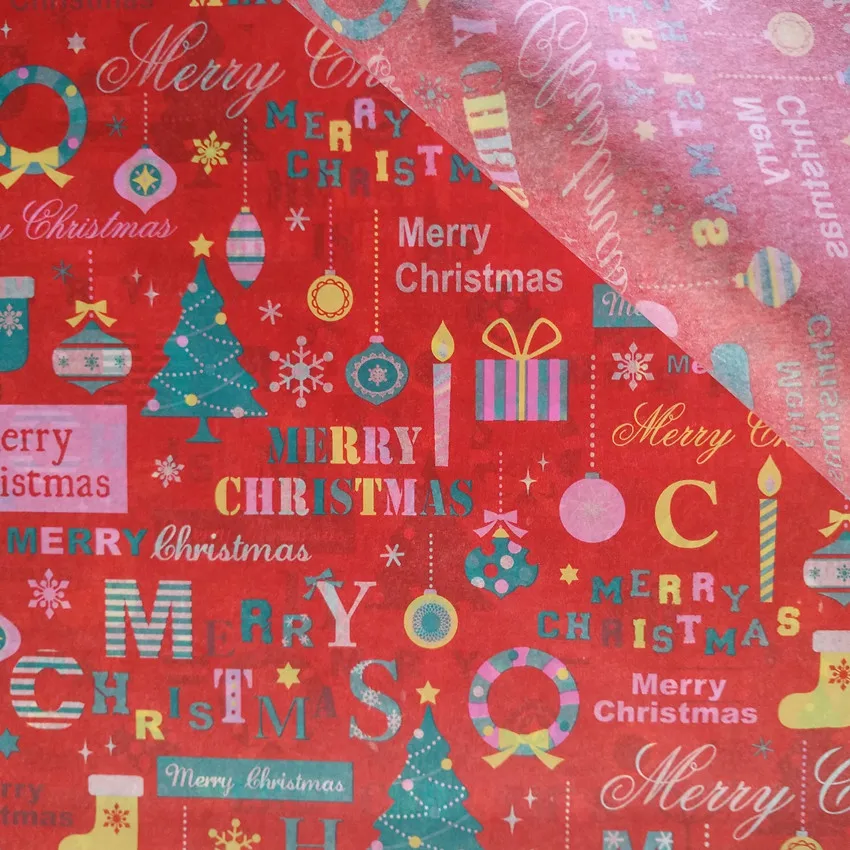 

Christmas Gift Packaging Wrapping Tissue Paper Christmas Decorative Scrapbook Paper