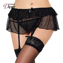 Comeondear M 5XL размера плюс Кружевная подвязка на пояс для чулок harretelles Liguero сексуальный пояс с подвязками Женская подвязка для свадьбы PA5105