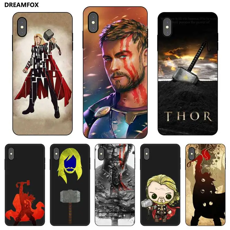P223 Черный силиконовый чехол Тор для Apple iPhone 11 Pro XR XS Max X 8 7 6 6S Plus 5 5S SE |