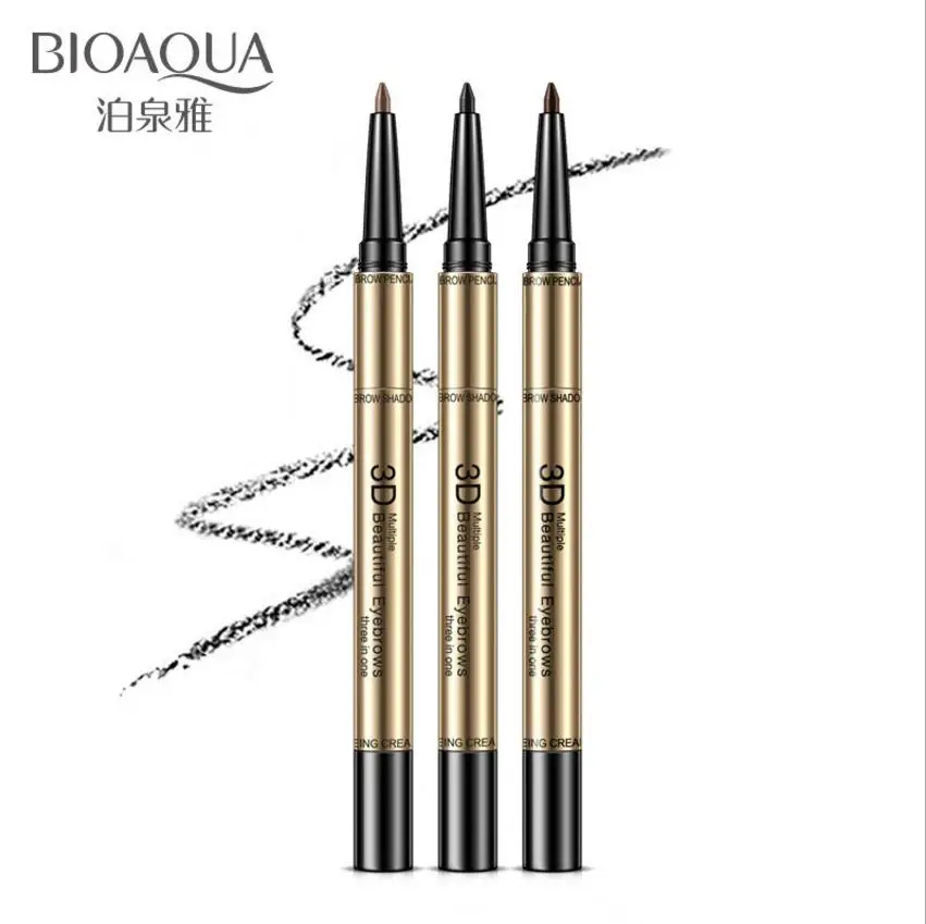 1pcs Eyebrow Stamp Three dimensional Three in one Eyebrow Movement