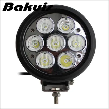 

Bakuis Round Shape 6 Inch 70w LED Driving Light High Power LED Work Light for Tractor LED Headlights