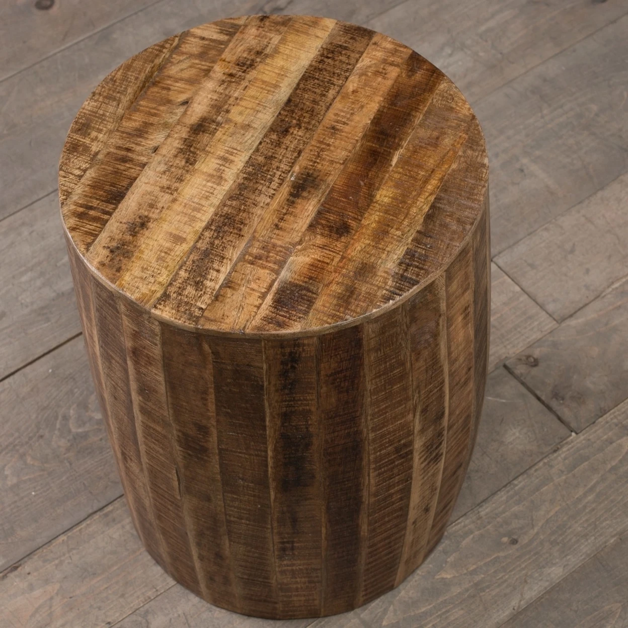 Weathered Reclaimed Wood Tanki Table - Dark (1)