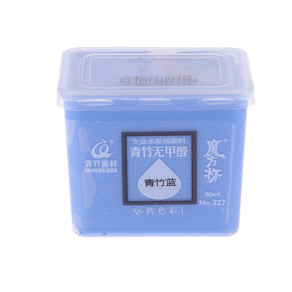 8 Colors High Quality Gouache Paint Set 80ml Jelly Cup Design Portable Case for Artists, Students, Gouache Watercolor Painting
