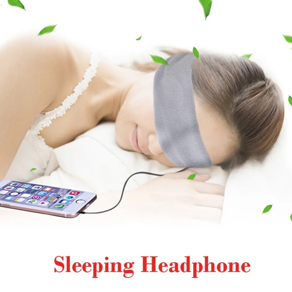 Моющиеся анти-шум Спорт бег наушники для сна гарнитура комплект Музыка повязка сна Наушники для Iphone samsung