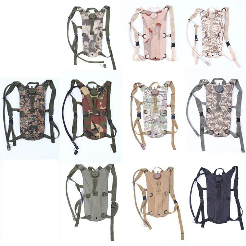 Beste 3L Hydration Packs Tactical Fiets Camel Waterzak bag Assault Rugzak Camping Wandelen Pouch Water Bag