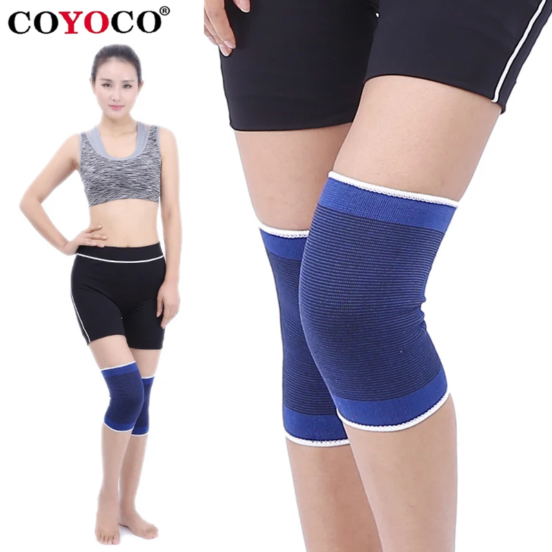 1 шт., синие спортивные наколенники COYOCO, защита для локтя, дышащие наколенники, облегчающие артрит, травму, повязку, наколенник