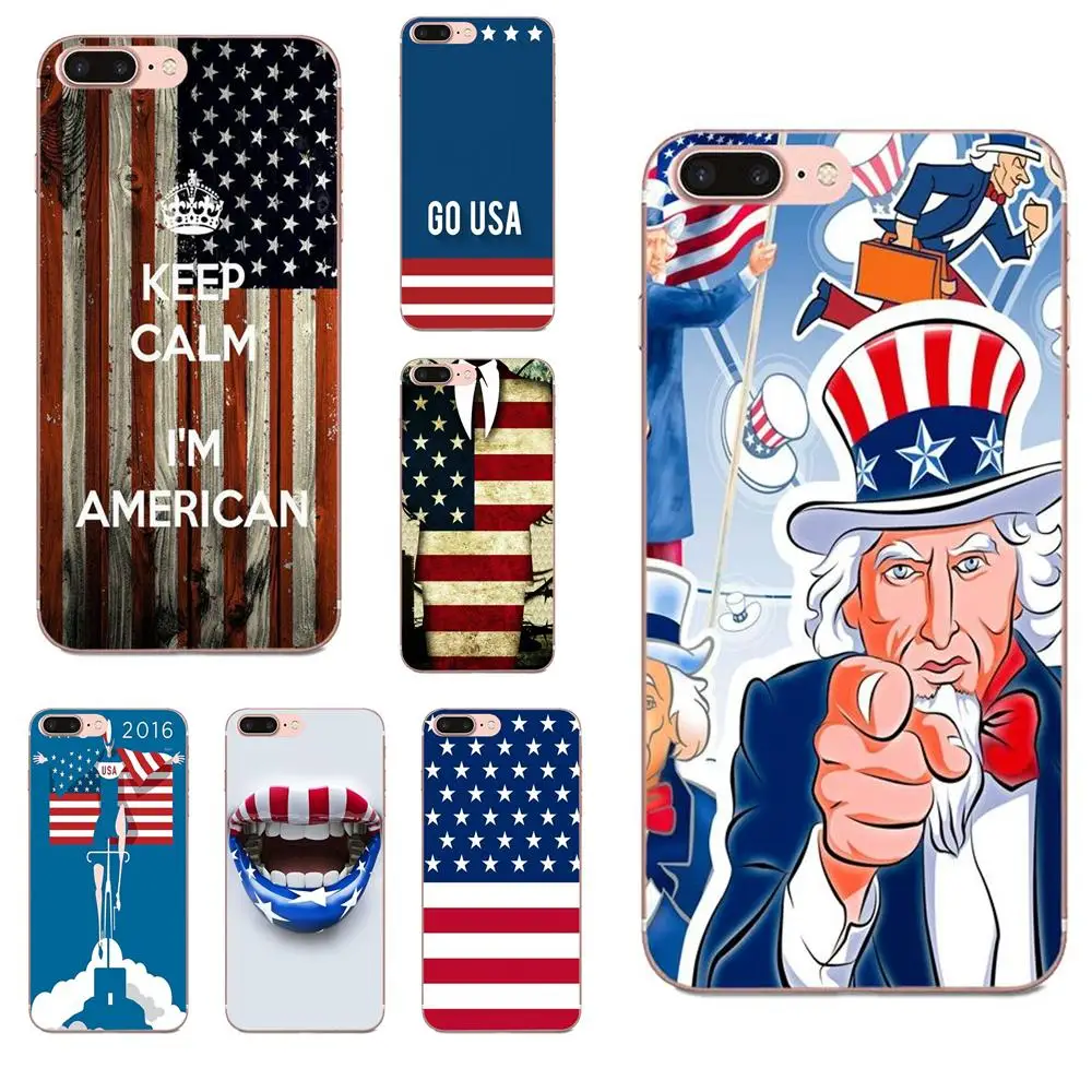 

Oedmeb Art Stripe Usa American Flag Soft Shell For Samsung Galaxy A3 A5 A7 J1 J2 J3 J5 J7 2015 2016 2017