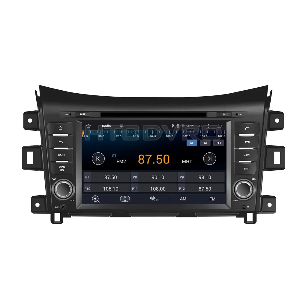 Top YMODVHT 8inch 4G Octa Core Android 9.0 7.1 Car DVD Player for Nissan Navara/NP300 2014-  GPS Auto RDS Radio Audio Video Stereo 16