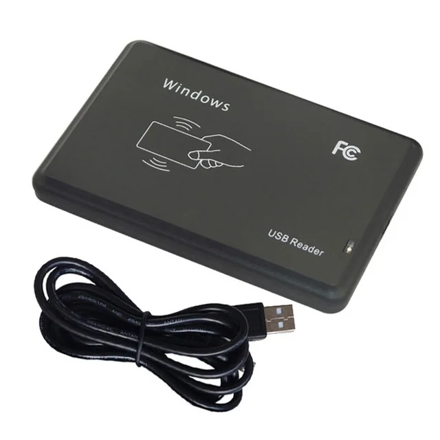 

125Khz RFID Reader EM4100 USB Proximity Sensor Smart Card Reader no drive issuing device EM ID USB for Access Control