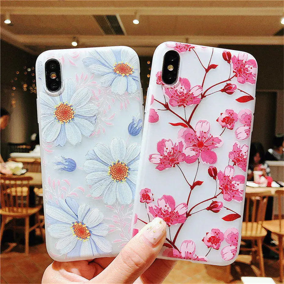 COQUEN Soft Case For iPhone 7 8 6 Plus X Xs Max Xr Phone Cases Silicone TPU Girls Matte Back Cover For iPhone 7 6 5s se Case On (4)