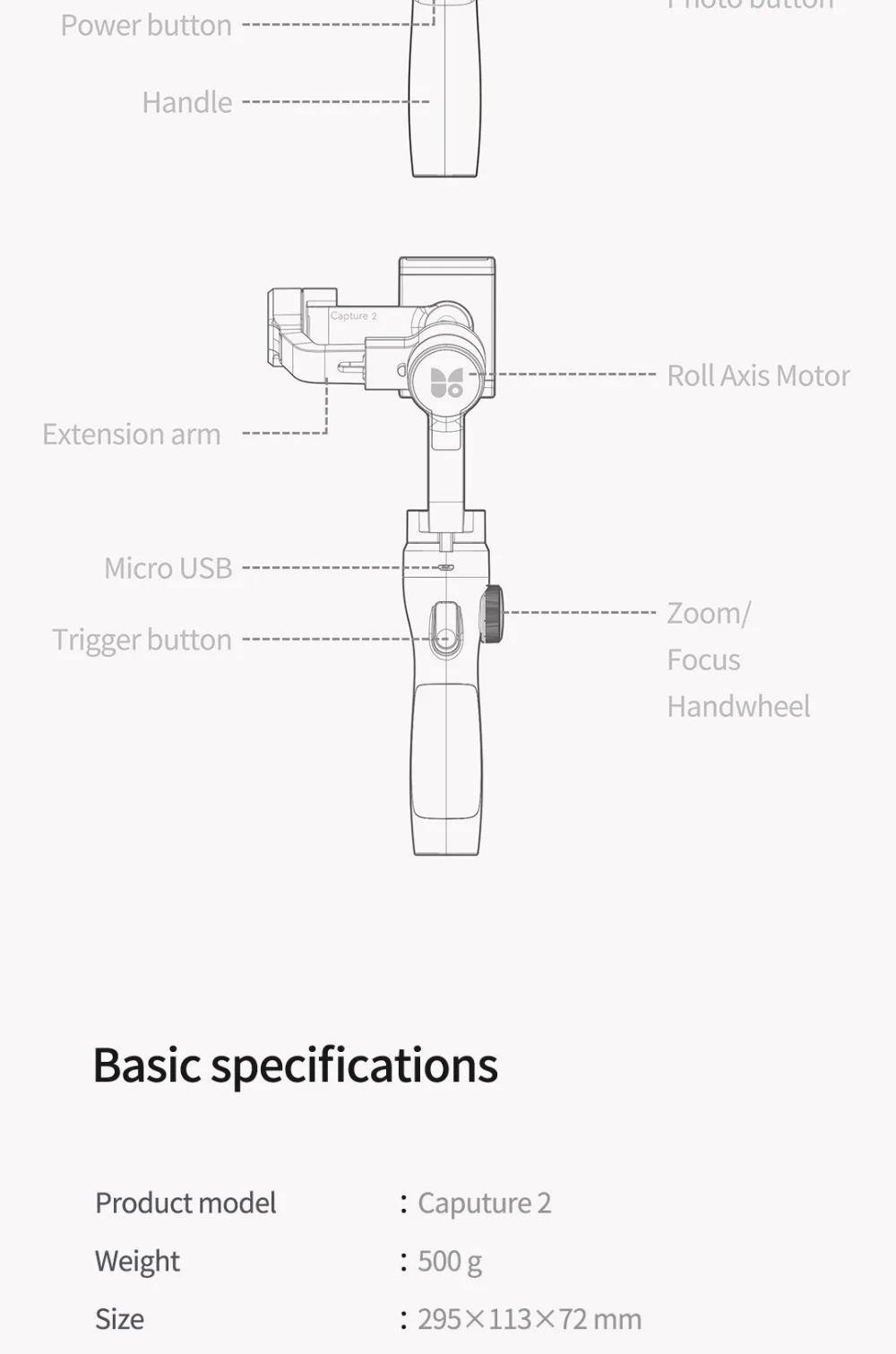 Захват funsnap 2 3 оси ручной карданный стабилизатор для смартфона GoPro SJcam XiaoYi камера VS DJI OSMO 2 ZHIYUN FEIYUTECH