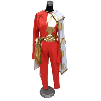 

2017 William Joseph Billy Batson Captain Marvel Shazam Cosplay Costume