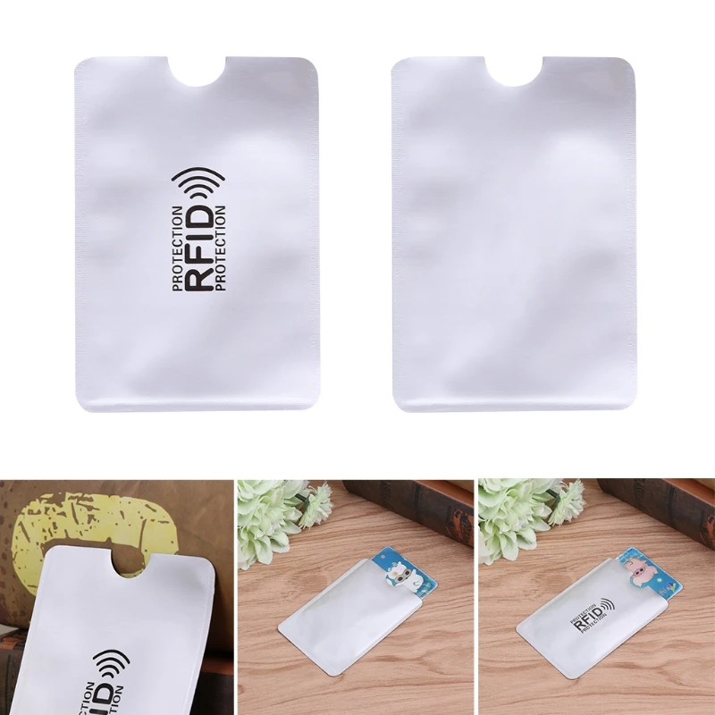 

10PCS Business Credit Card Holder RFID Blocking Sleeve Protector Shield Holder Case