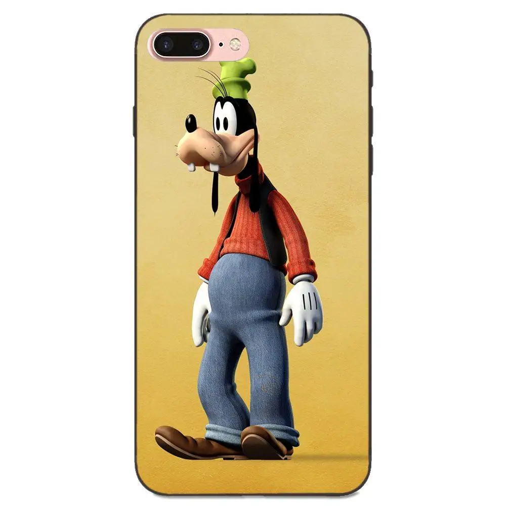 Милый модный мягкий чехол для телефона с граффити Минни Гуфи Apple iPhone X XS Max XR 4 4S 5 5S SE