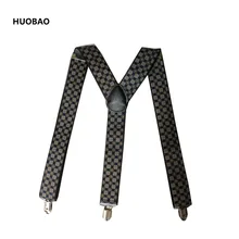 Shipping2017 Для мужчин Регулируемая 3,5 см Широкий сверхмощный в форме буквы У на спине модная Геометрическая Печать подтяжки для Для мужчин s