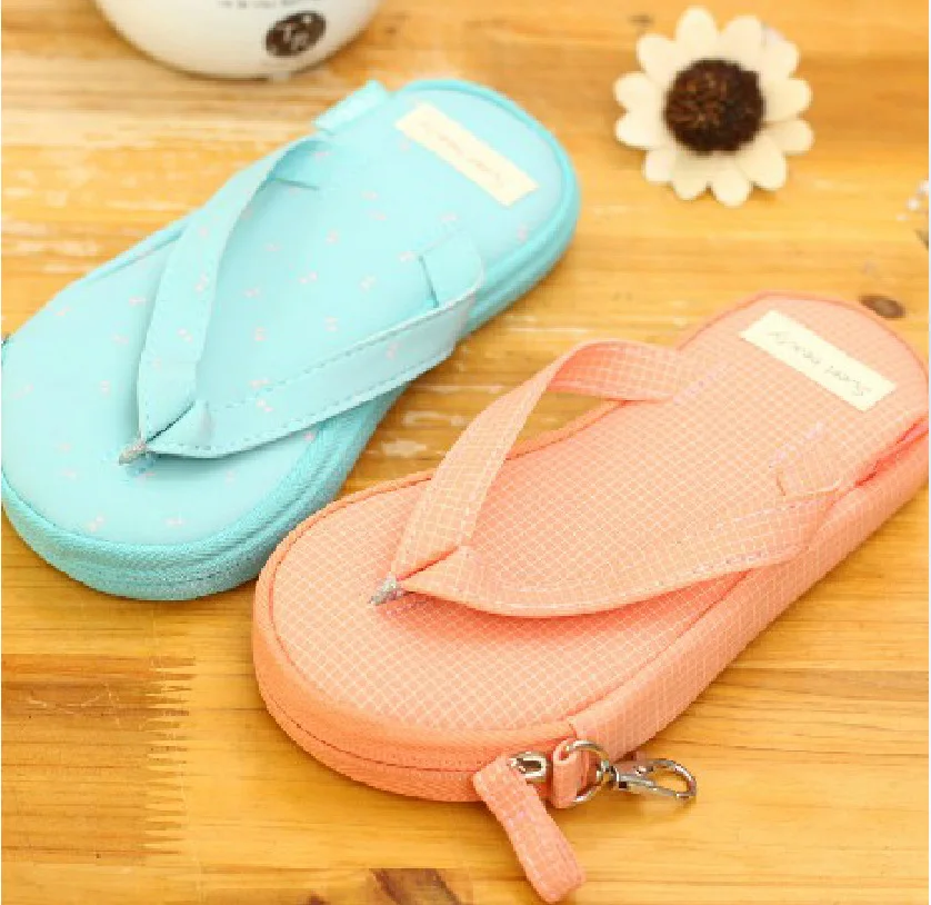 slippers in a pouch
