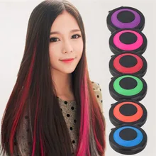 Professional Temporary Hair Dye Powder Cake Styling Hair Chalk Set Soft Pastels Salon Tools Kit Non-toxic