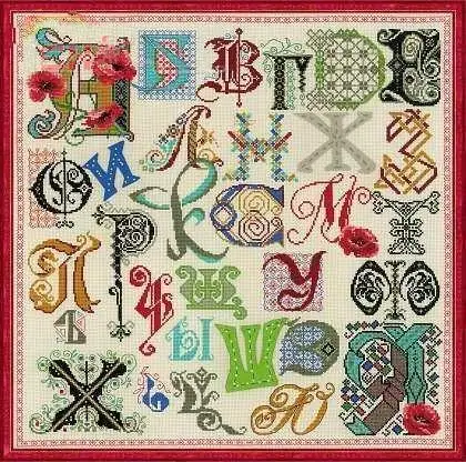 

FREE delivery Top Quality cute lovely counted cross stitch kit bothy threads Alphabet Fun letters Riolis - - Sampler